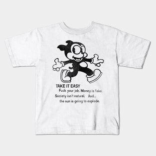 Bimbo the Dog 'Take it Easy..." Kids T-Shirt